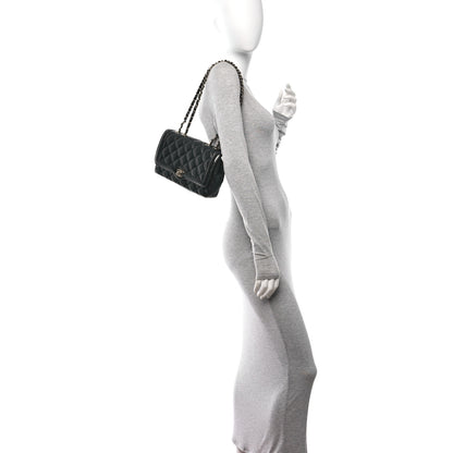 Chanel Lambskin Patent Calfskin Quilted Small Flap Bag Black 2 of 11