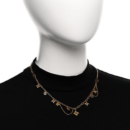 Louis Vuitton Metal Blooming Supple Necklace Gold 2 of 6