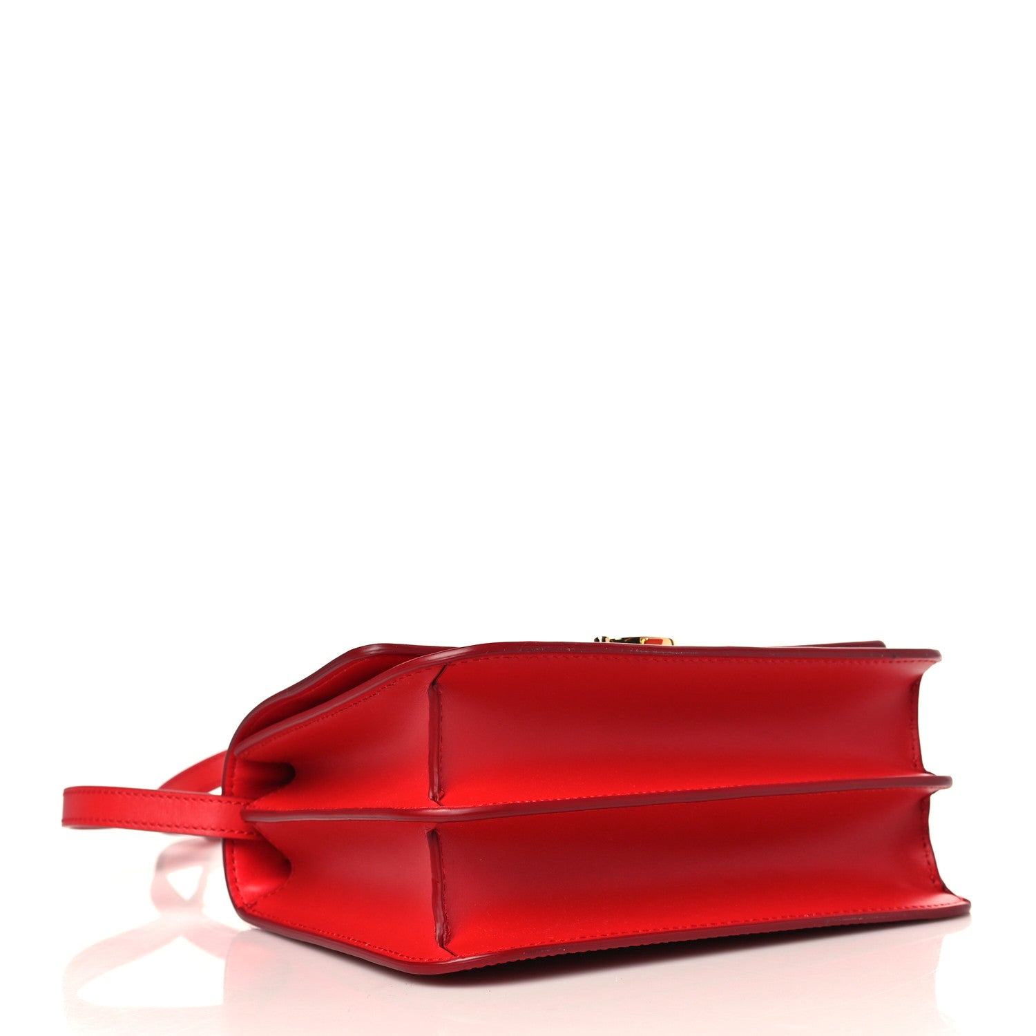 Burberry Calfskin Small TB Bag Bright Red 4 of 8