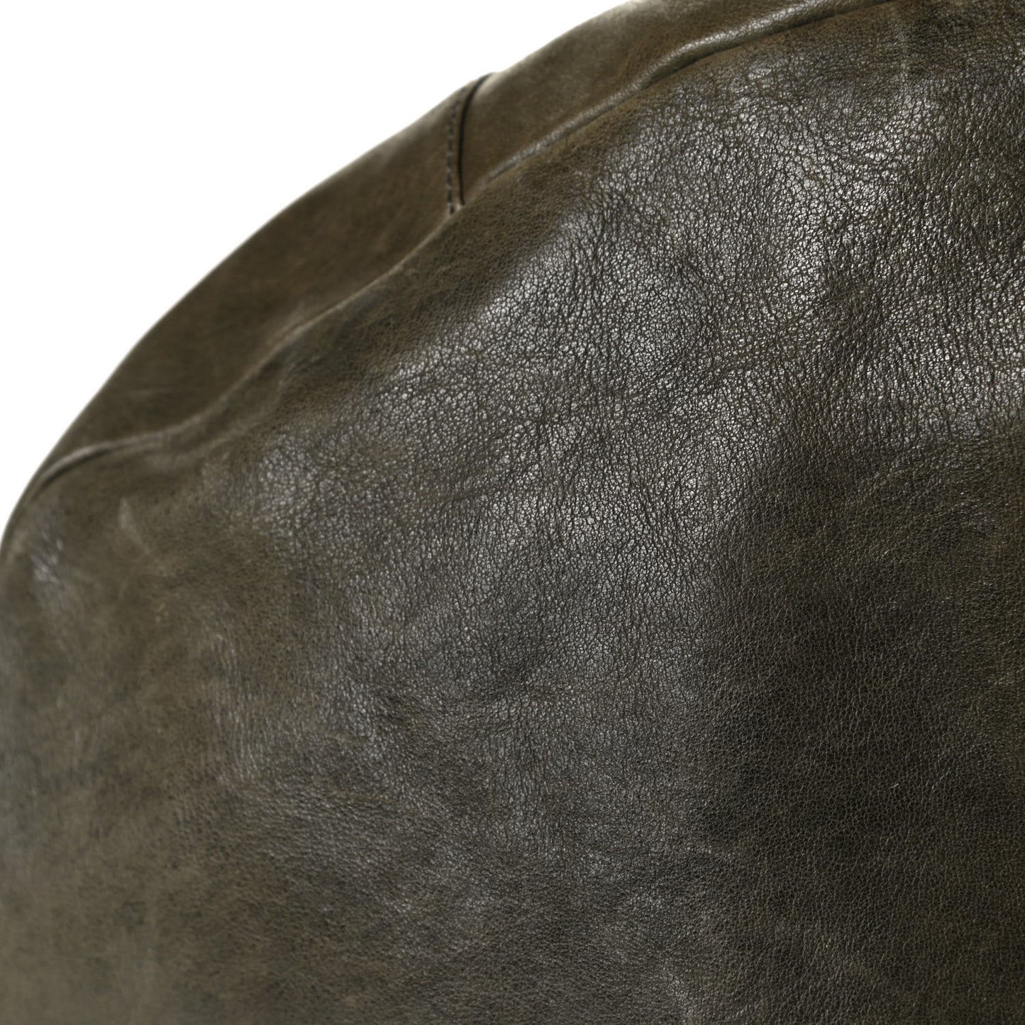 Calfskin Studded Sky Hobo Dark Green
