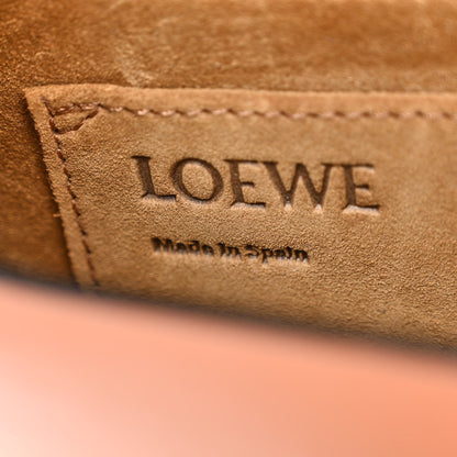 Loewe Calfskin Crochet Trim Small Gate Crossbody Bag Tan 6 of 10