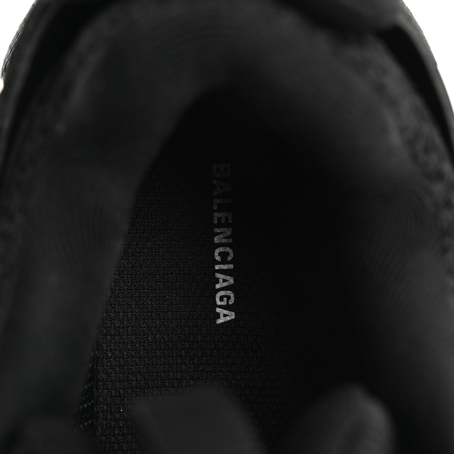 Mesh Nylon Mens Track Sneakers 40 Black