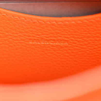 Balenciaga Grained Calfskin Neo Classic Silver Hardware Mini City Pop Orange 6 of 9