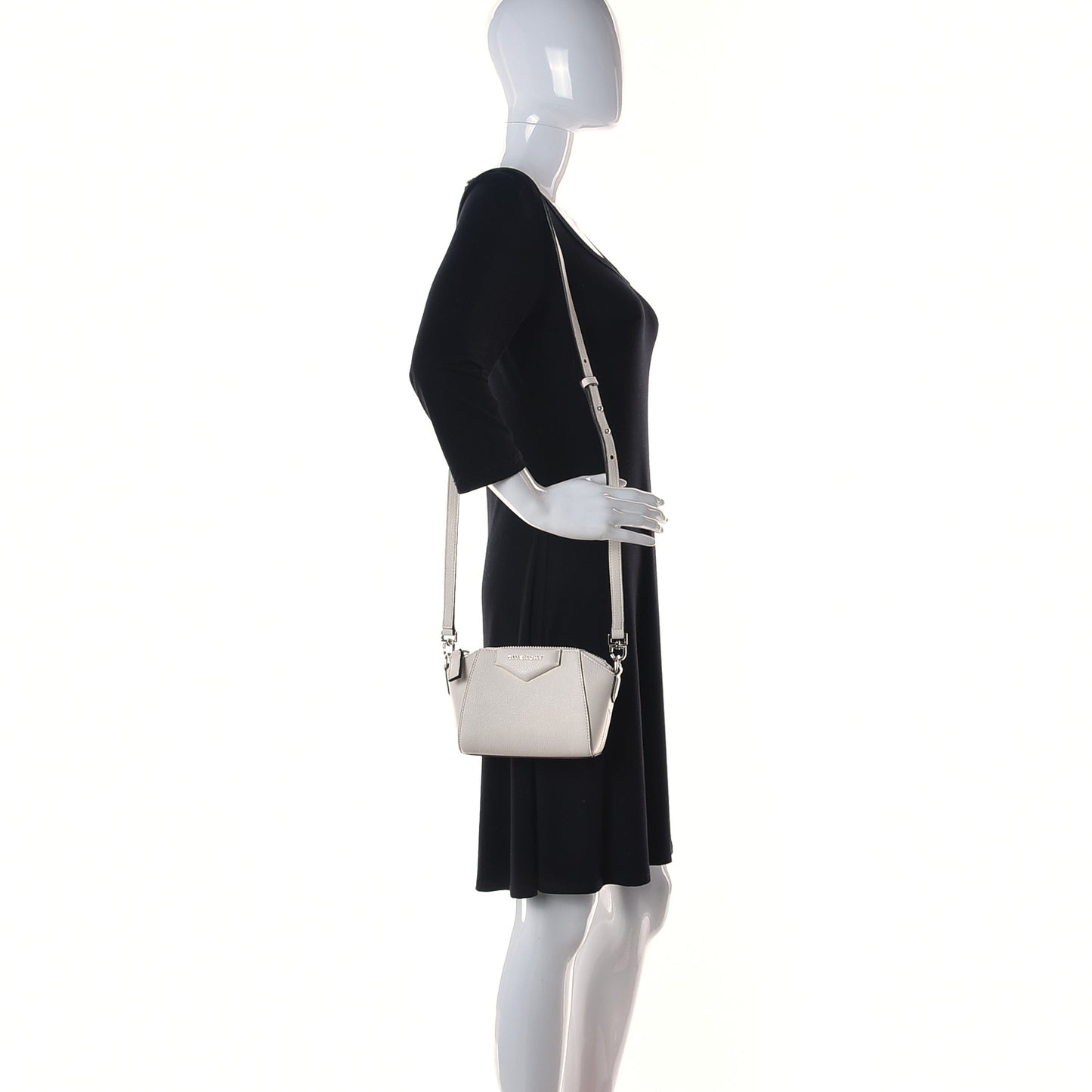 Sugar Goatskin Nano Antigona Ivory