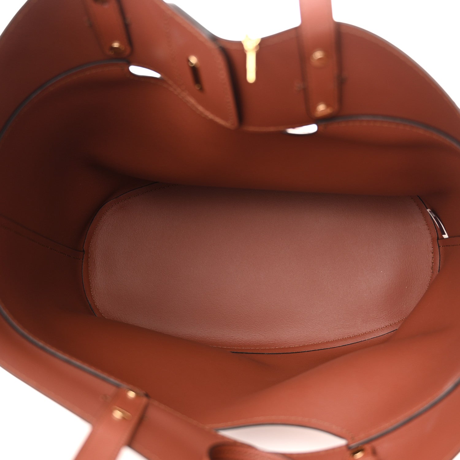 Chloe Smooth Grained Calfskin Medium Aby Tote Sepia Brown 5 of 10