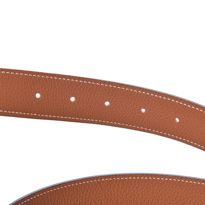 Hermes Box Togo 32mm H Belt 90 Black Gold 4 of 7