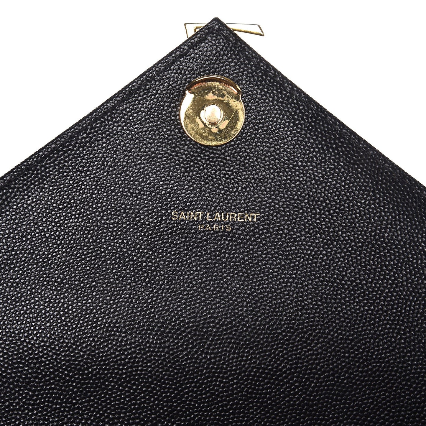Grain De Poudre Matelasse Chevron Large Monogram Satchel Black