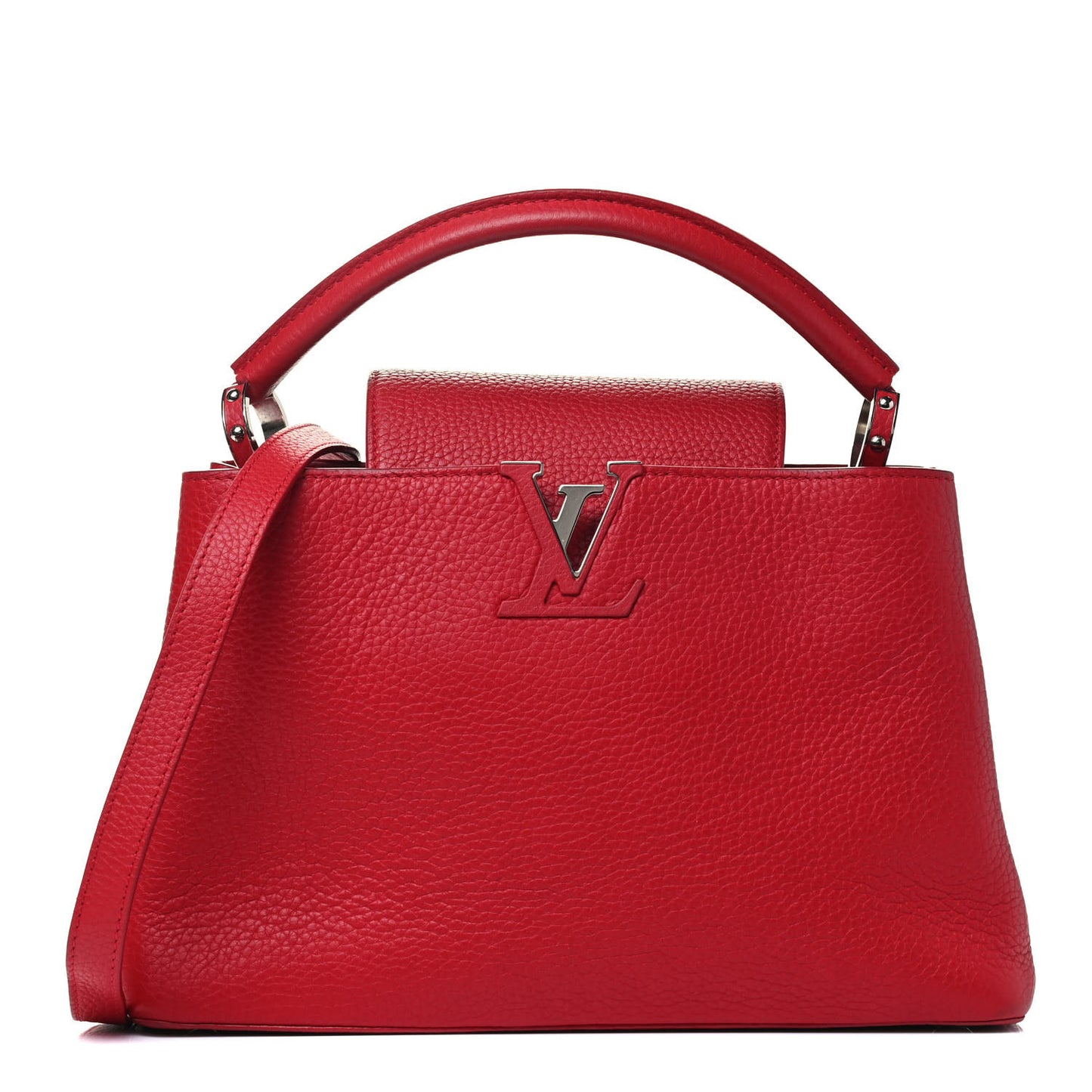 Taurillon Capucines PM Rubis