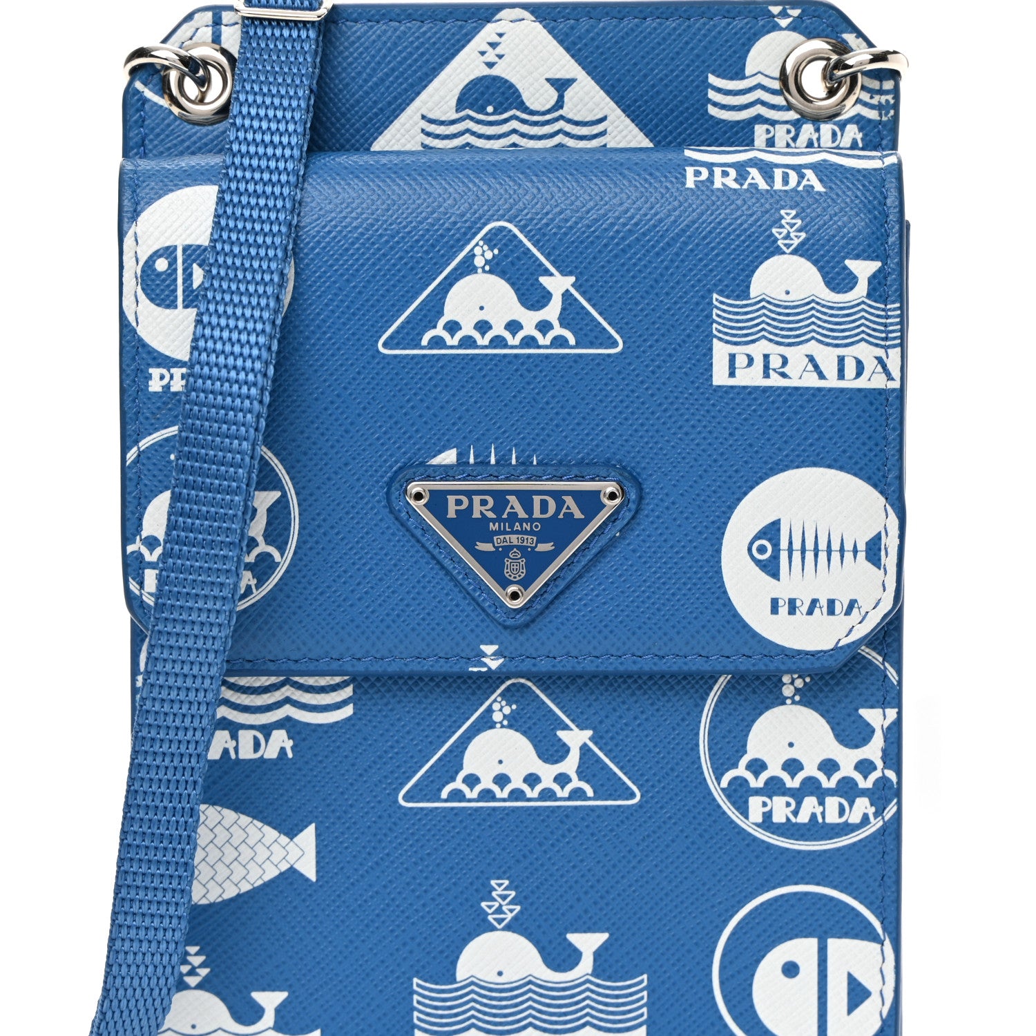 Prada Saffiano Whale Smartphone Case Marea 7 of 11