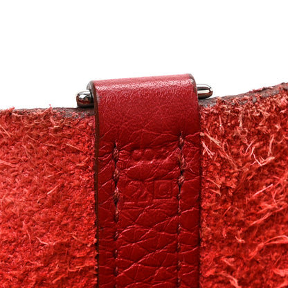 Hermes Taurillon Clemence Picotin Lock 18 PM Rouge Garance 7 of 10