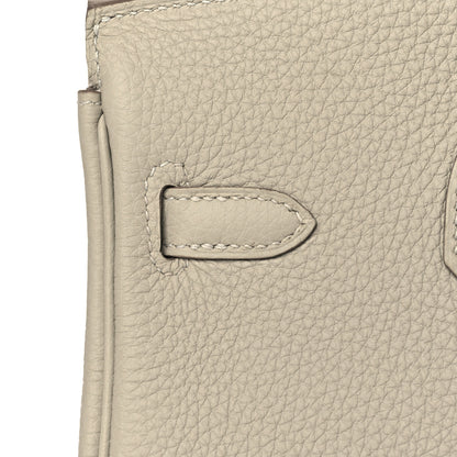 Hermes Togo Birkin 25 Gris Perle 8 of 15