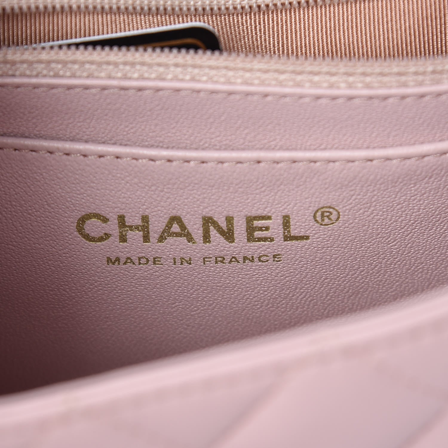 Chanel Lambskin Quilted Mini Rectangular Flap Light Pink 6 of 11