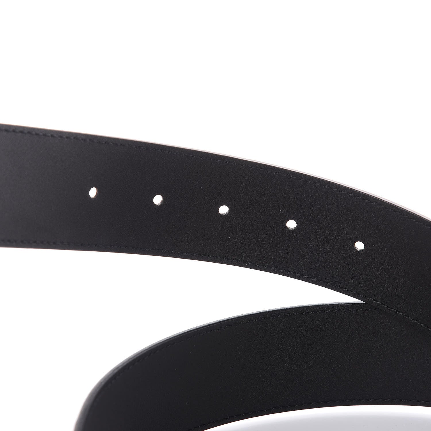 Gucci Calfskin Double G 40mm Belt 80 32 Black 4 of 5