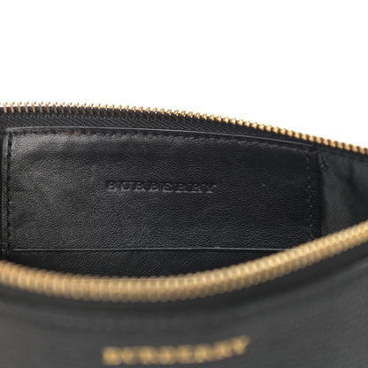 Burberry House Check Derby Peyton Crossbody Clutch Bag Black 6 of 17