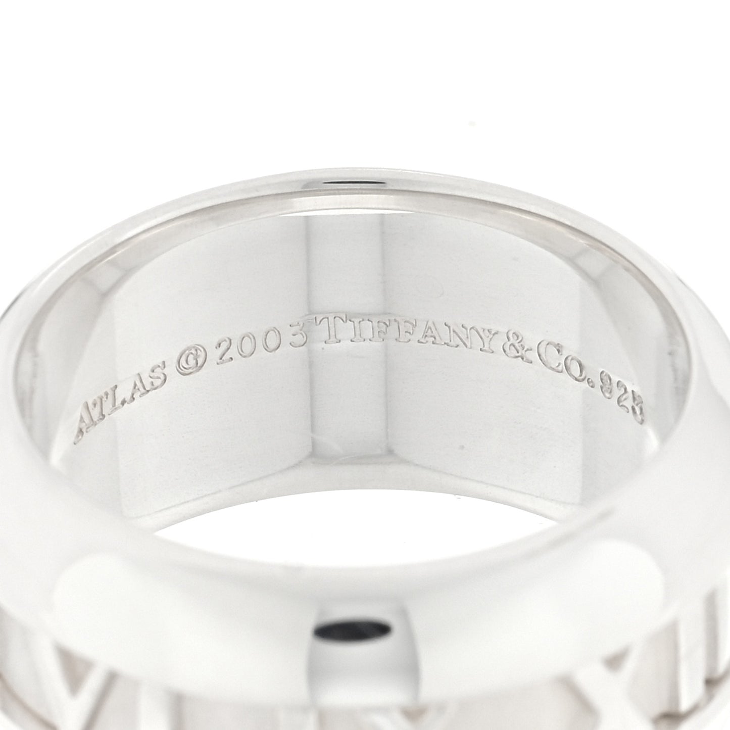 Sterling Silver Atlas Band Ring 49 4.75