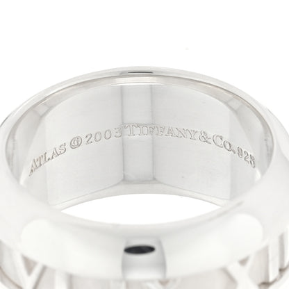Tiffany Sterling Silver Atlas Band Ring 49 4.75 4 of 4