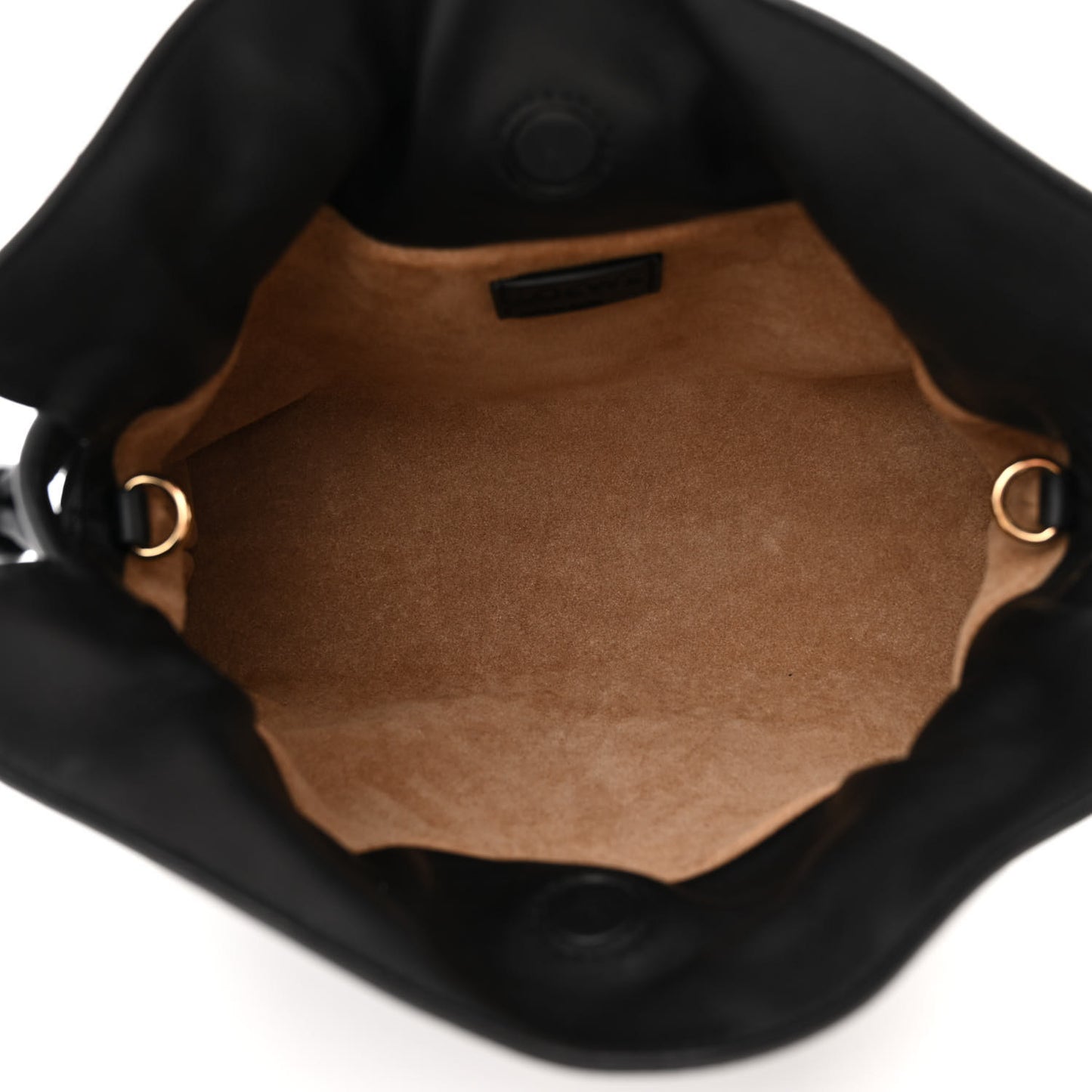 Nappa Calfskin Mini Flamenco Knot Clutch With Chain Black