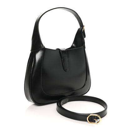 Gucci Boarded Dyana Lux Calfskin Small Jackie 1961 Hobo Black 3 of 10