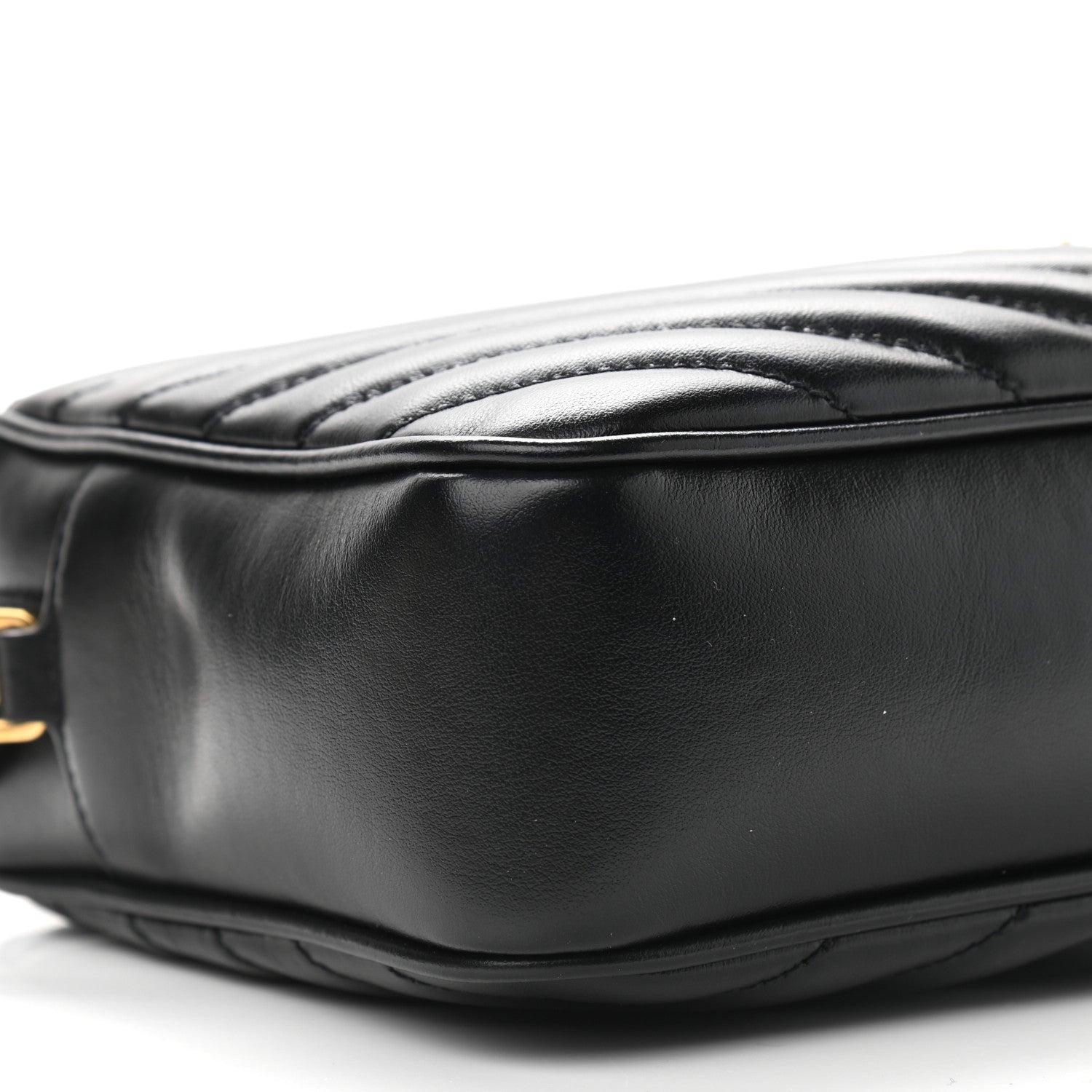 Saint Laurent Calfskin Matelasse Monogram Lou Camera Bag Black 9 of 10