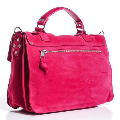 Proenza Schouler Suede Medium PS1 Satchel Raspberry 8 of 14