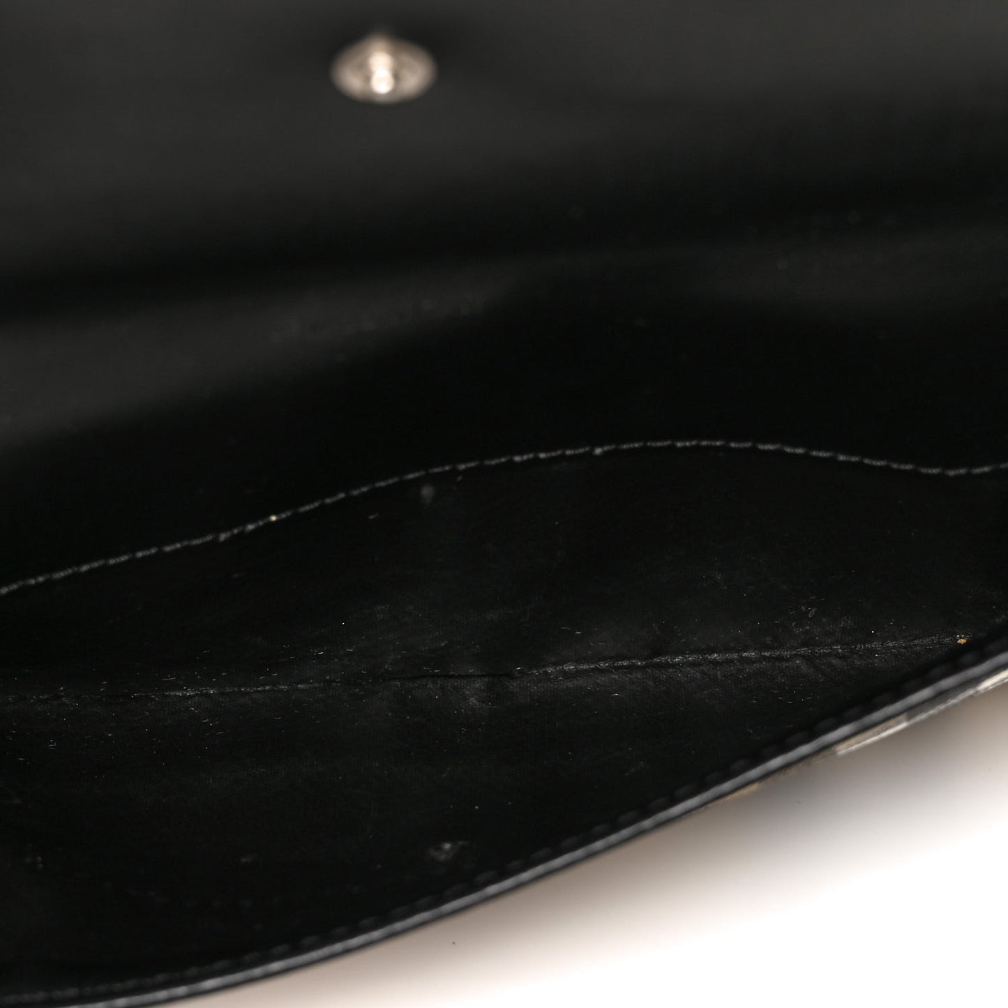 House Check Continental Wallet Black