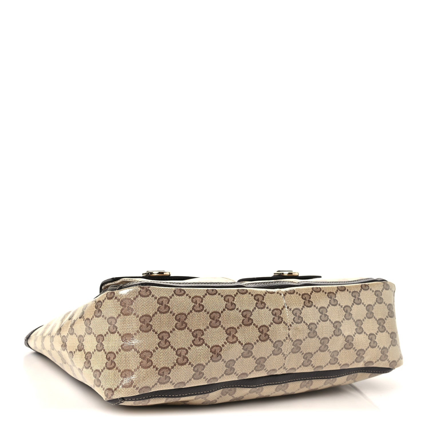 Gucci Crystal Monogram Abbey D Ring Tote Dark Brown 4 of 11