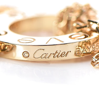Cartier 18K Yellow Gold 2 Diamond LOVE Necklace 7 of 10