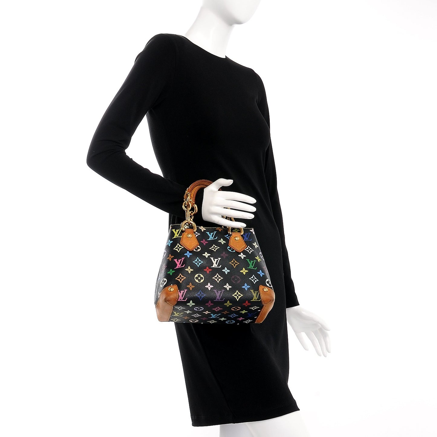 Monogram Multicolor Audra Black