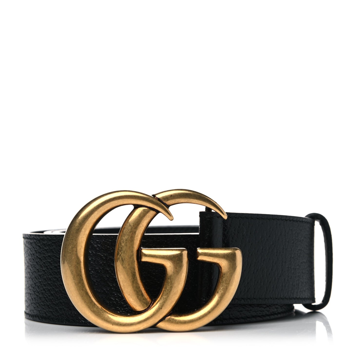 Textured Calfskin Double G 40mm Belt 100 40 Black