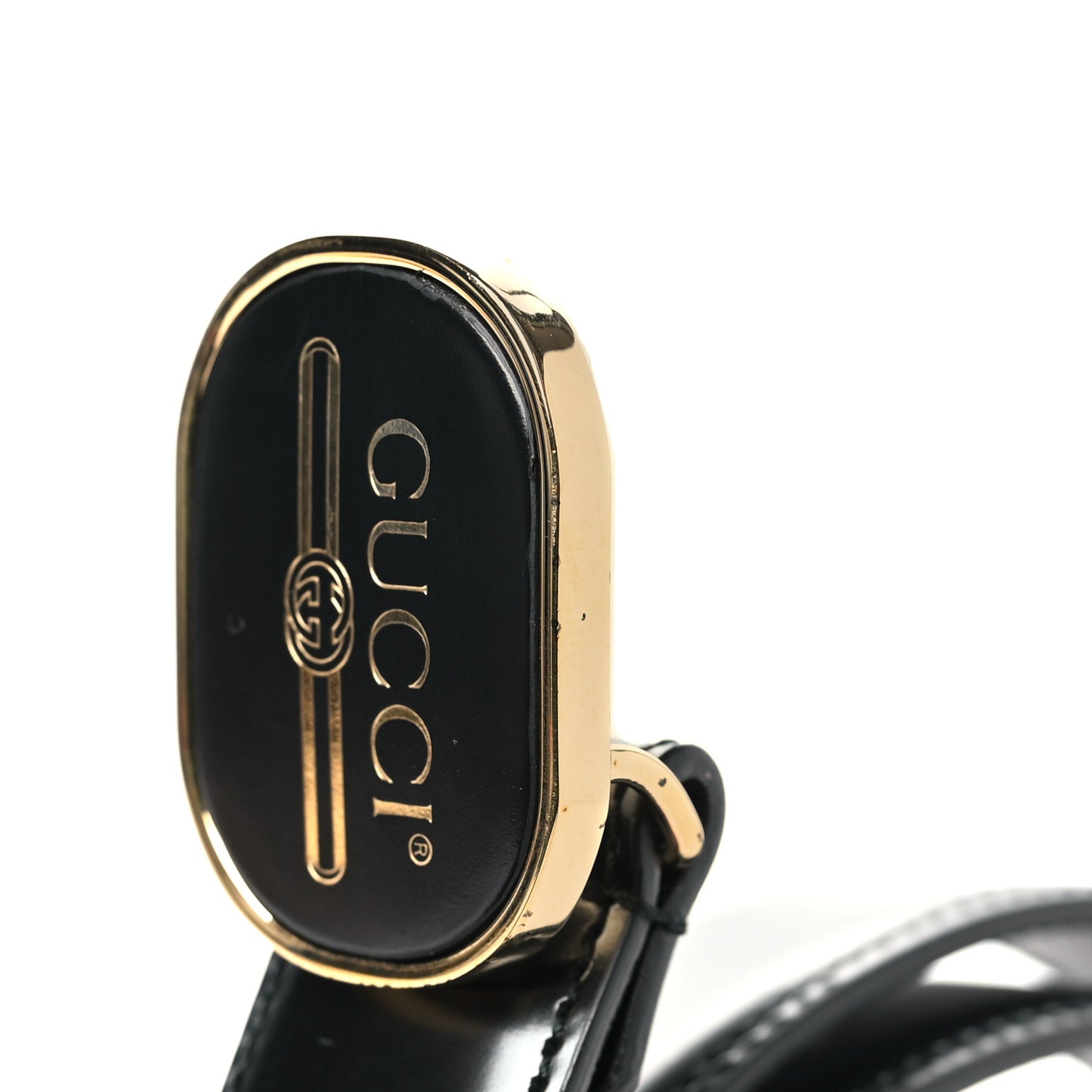 Calfskin Logo Belt 95 38 Black