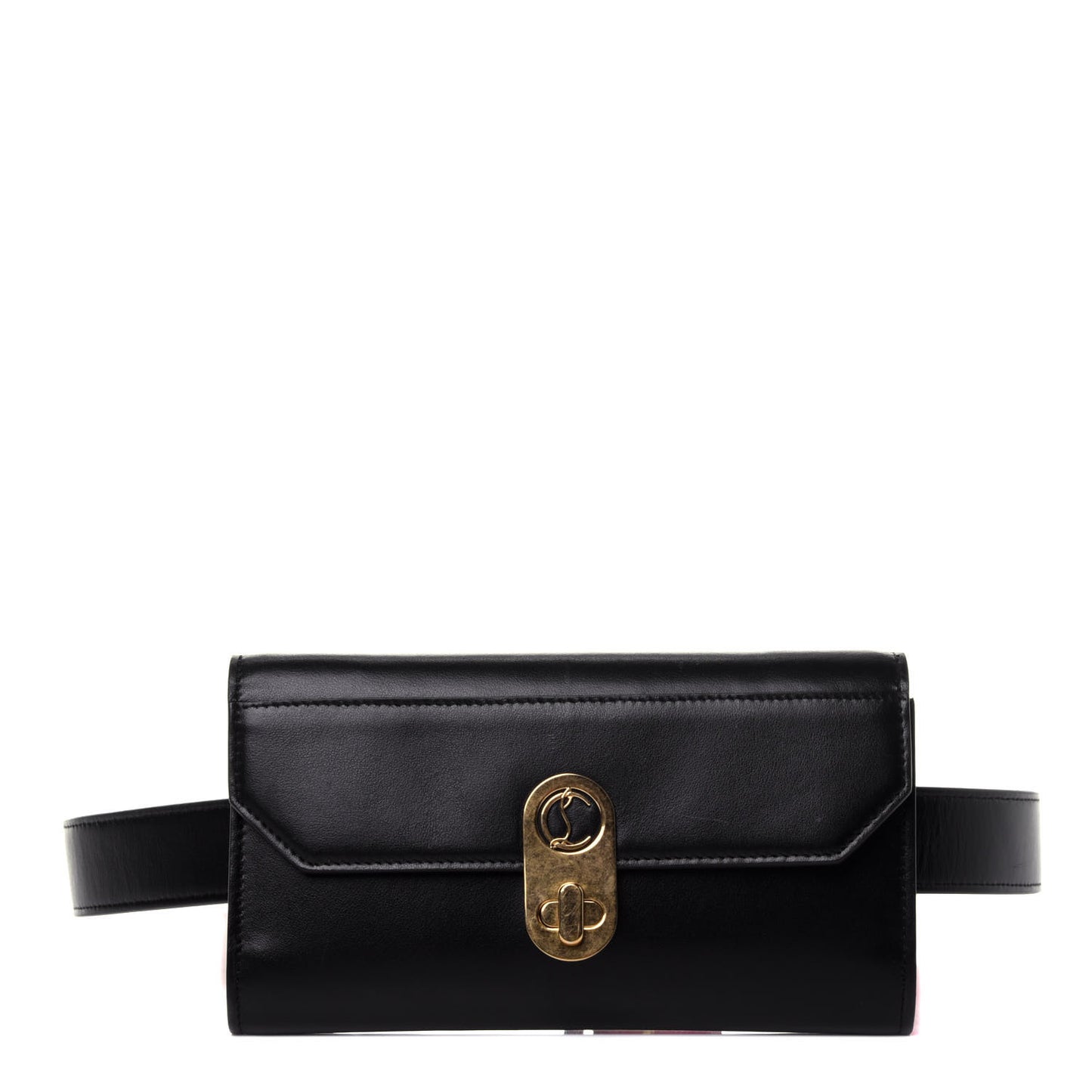Calfskin Elisa Belt Bag Black