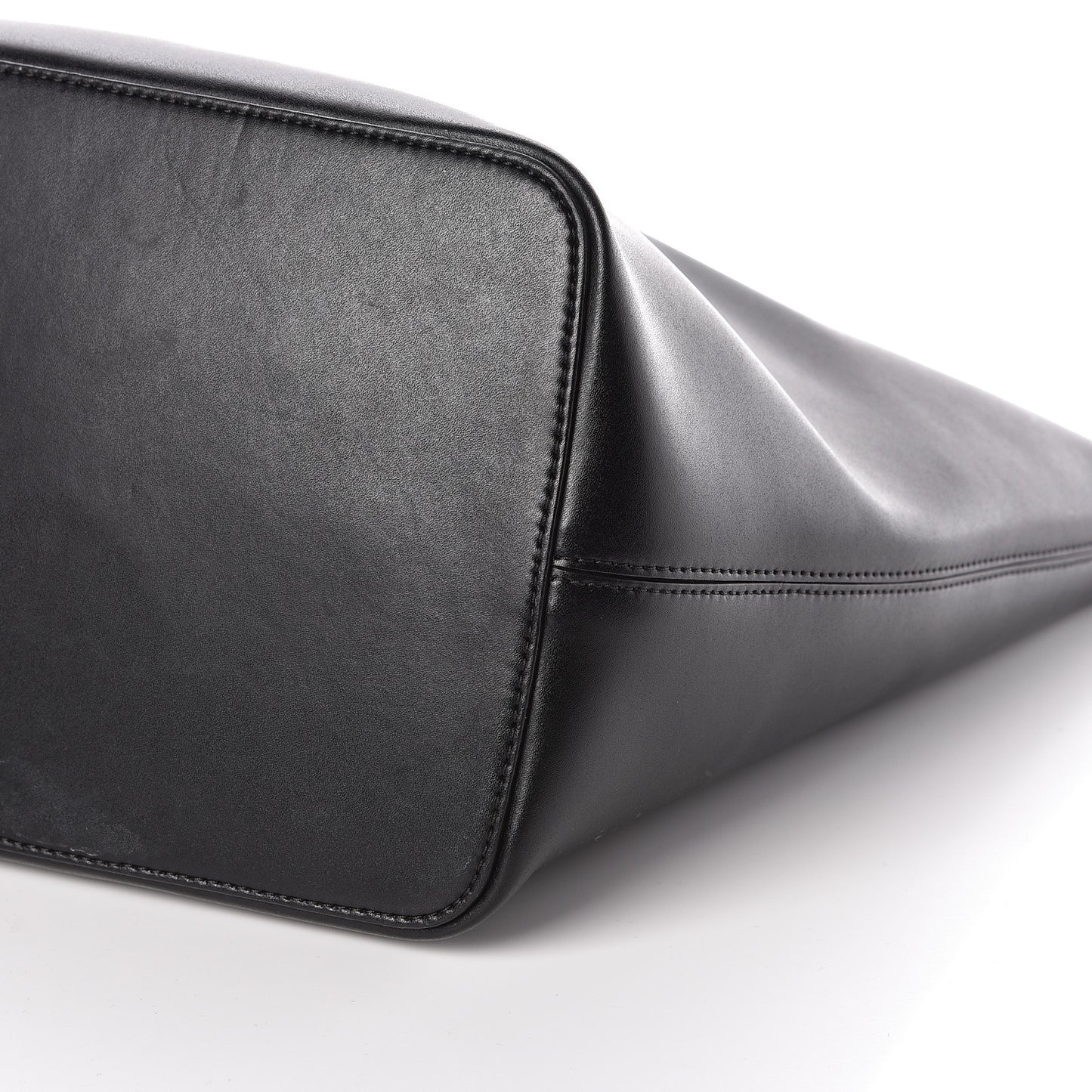 Calfskin Large Antigona Whipstitch Handle Tote Black