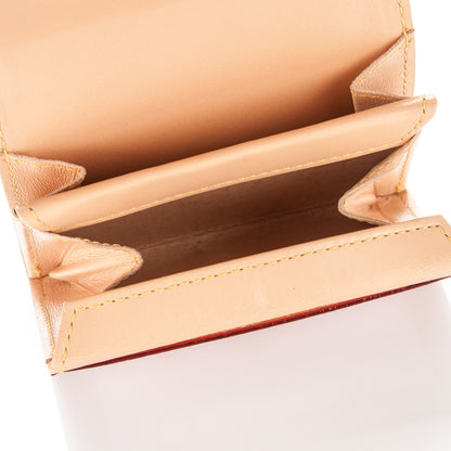 Louis Vuitton Monogram Cherry Blossom Porte-Monnaie Plat Coin Purse Pink 5 of 7