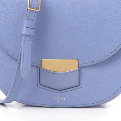 Celine Grained Calfskin Small Trotteur Porcelain 10 of 10
