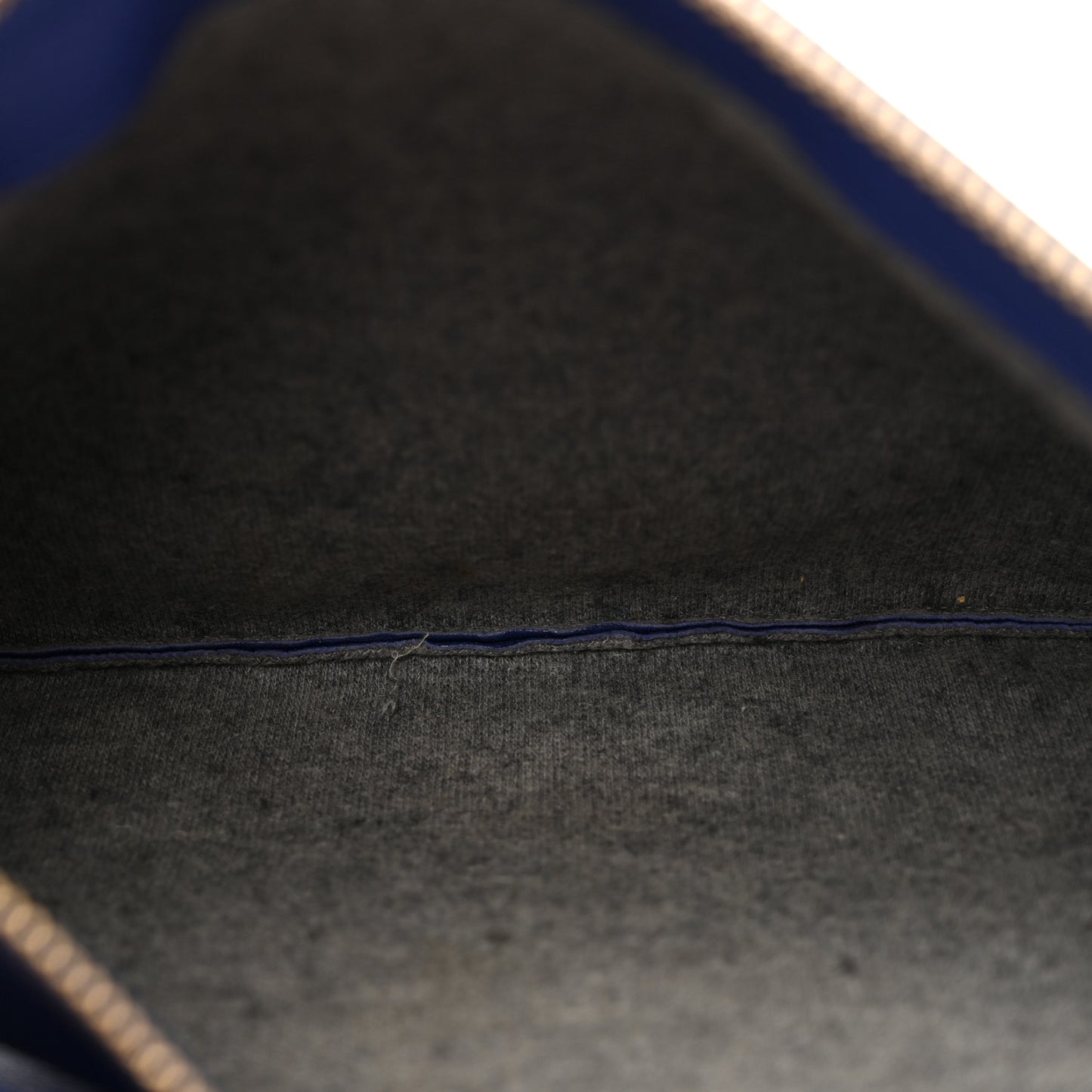 Lambskin Large Trio Crossbody Bag Indigo
