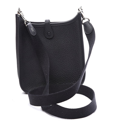 Hermes Taurillon Clemence Evelyne TPM Black 2 of 10