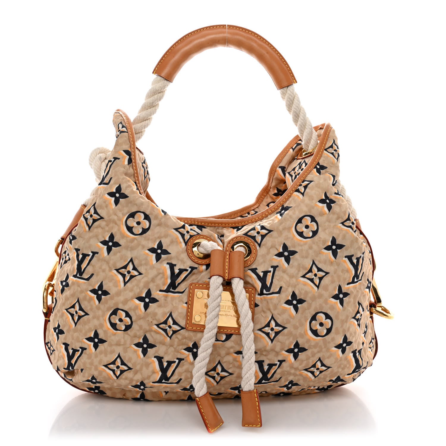 Louis Vuitton Canvas Monogram Cruise Bulles MM Natural 1 of 13