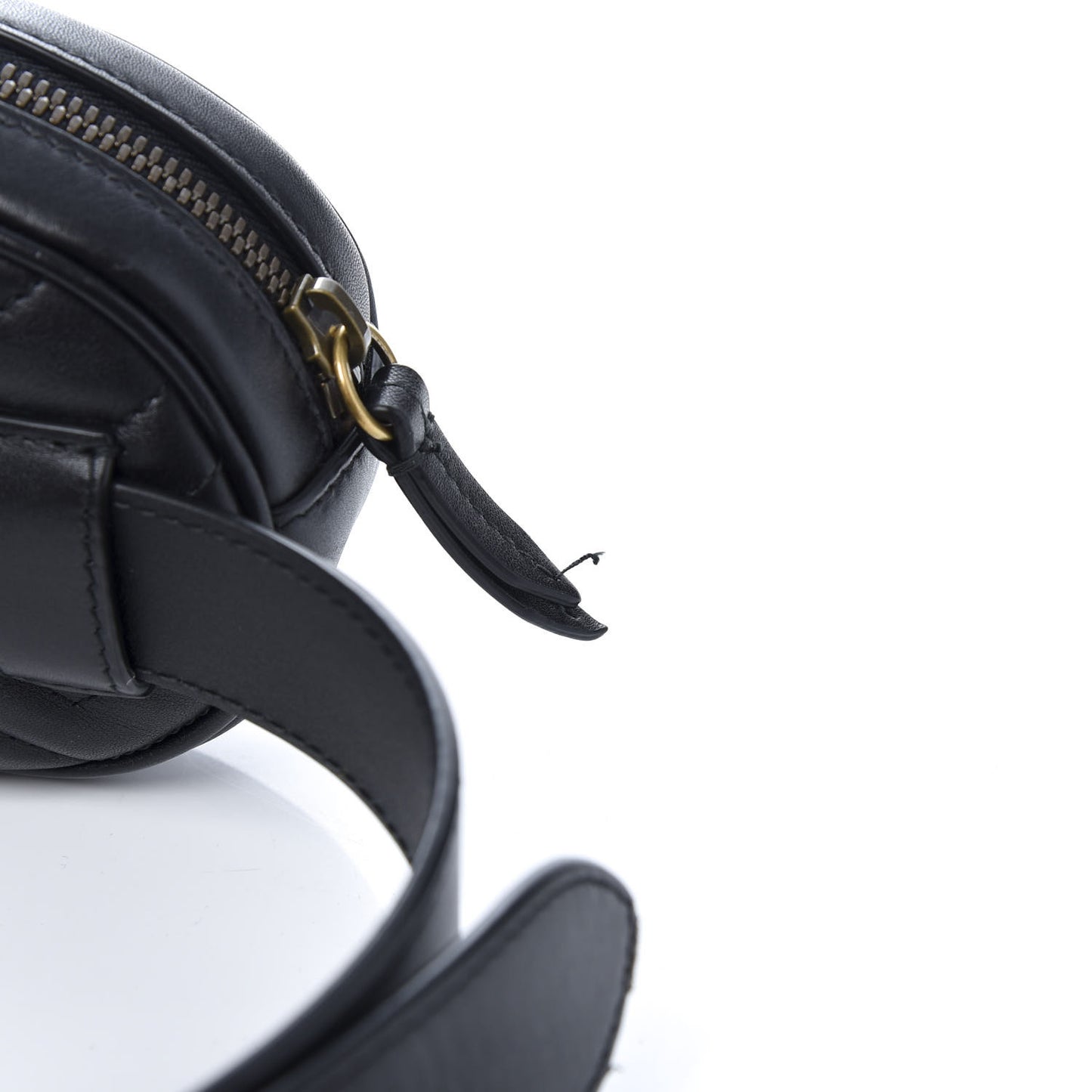 Calfskin Matelasse GG Marmont Belt Bag 75 30 Black