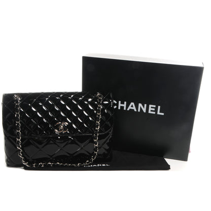 Chanel Vinyl Quilted In the Business Flap Bag Black 5 of 9