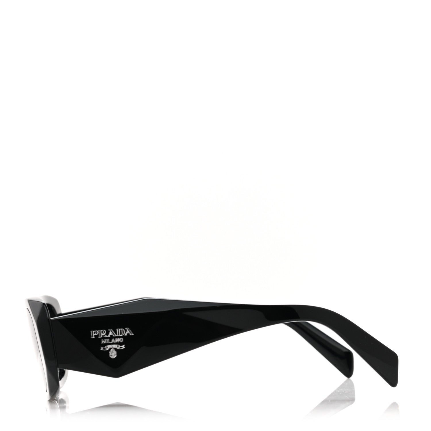 Prada Acetate Symbole Sunglasses SPR 17W Black 3 of 8