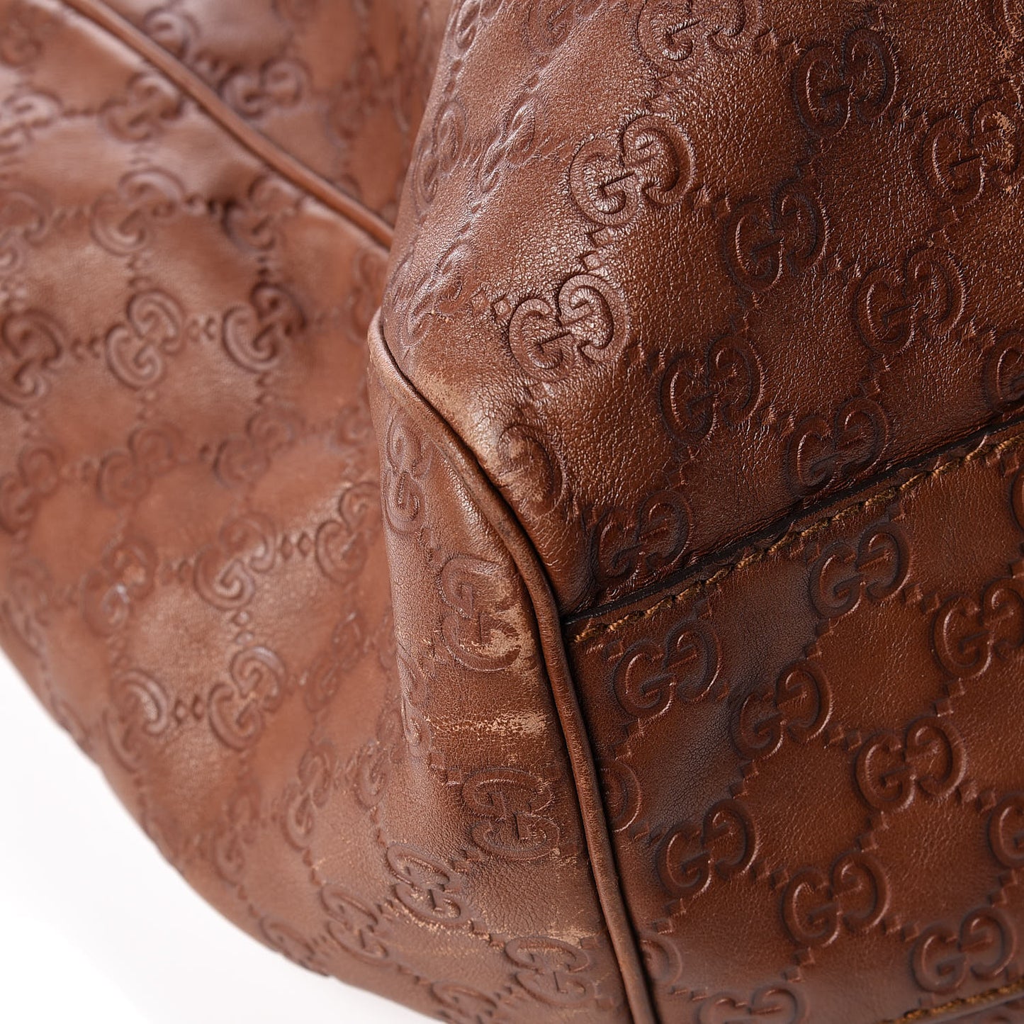 Guccissima Large Sukey Tote Brown