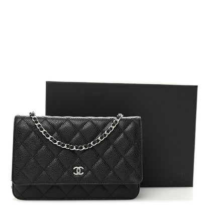Chanel Caviar Quilted Wallet on Chain WOC Black 13 of 13