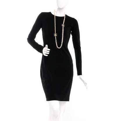 Chanel Pearl CC Long Necklace Light Gold 2 of 5