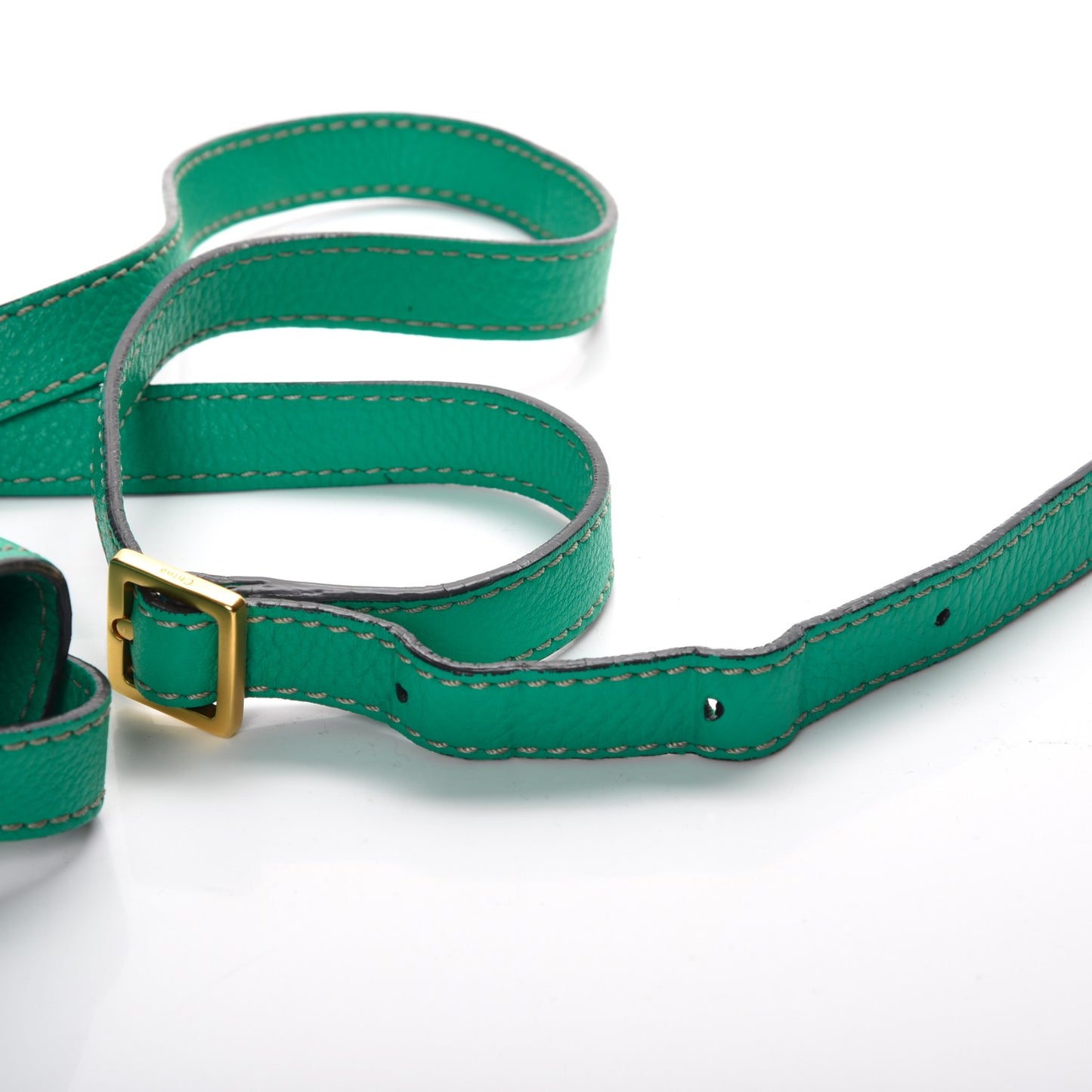 Calfskin Mini Marcie Round Crossbody Bag Jade Green