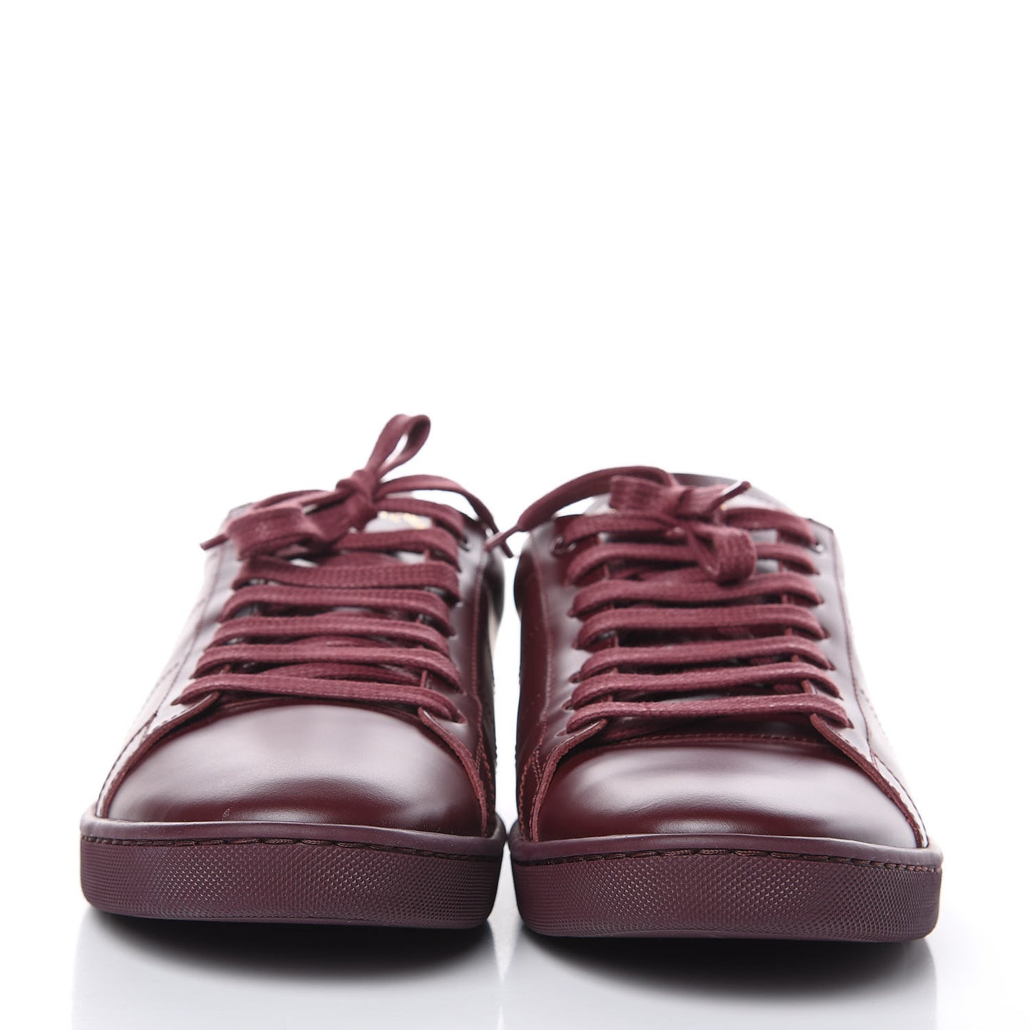 Calfskin Mens Alpha Sneakers 42.5 Rouge Legion