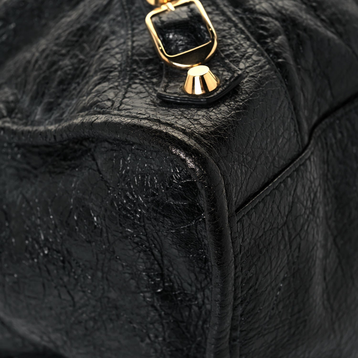 Balenciaga Agneau Classic Gold Hardware City Black 9 of 12