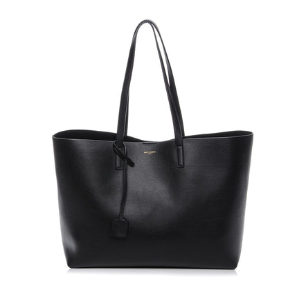 Saint Laurent Calfskin Large Shopping Tote Black 1 of 9