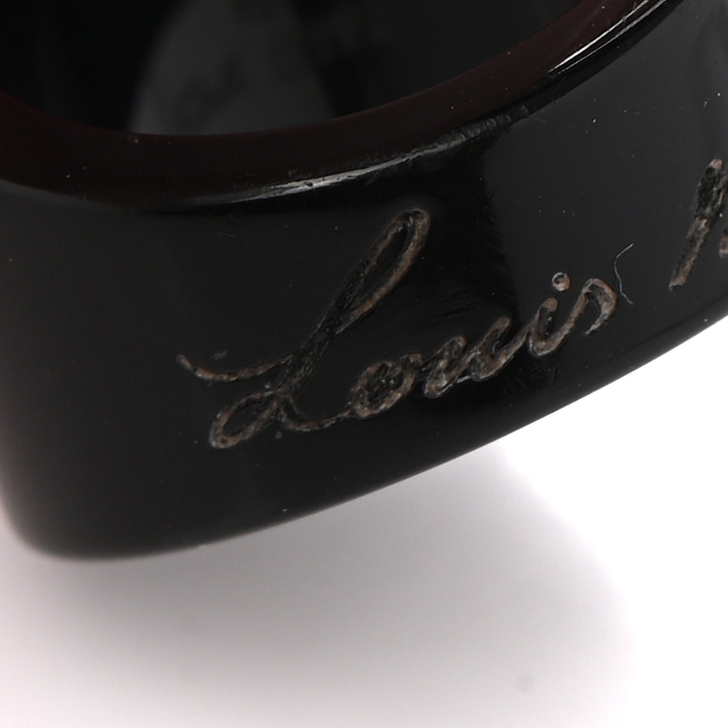 Louis Vuitton Lock Me Ring 6.5 M Black 5 of 5