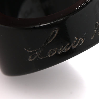 Louis Vuitton Lock Me Ring 6.5 M Black 5 of 5