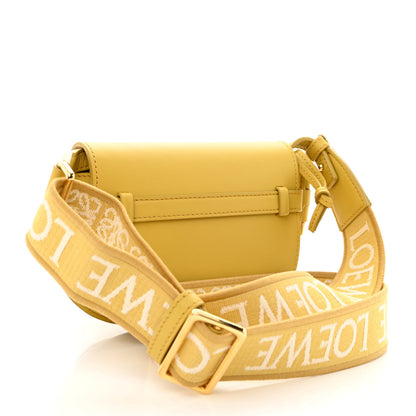 Loewe Calfskin Jacquard Mini Gate Dual Bag Dark Yellow 3 of 10